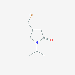 4-(Bromomethyl)-1-(propan-2-yl)pyrrolidin-2-one