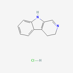 molecular formula C11H11ClN2 B15296558 3H,4H,9H-pyrido[3,4-b]indole hydrochloride 