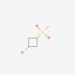 (1r,3r)-1-Bromo-3-methanesulfonylcyclobutane