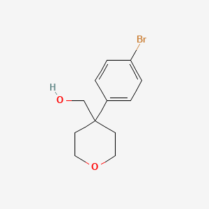 [4-(4-Bromophenyl)-tetrahydropyran-4-yl]-methanol