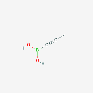 molecular formula C3H5BO2 B15296704 (Prop-1-yn-1-yl)boronic acid 