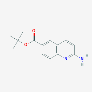 2-Aminoquinoline-6-carboxylic acid tert-butyl ester