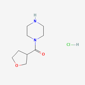 1-(Oxolane-3-carbonyl)piperazine hydrochloride