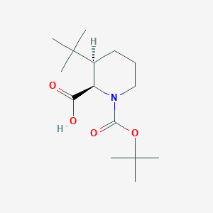 (2R,3R)-1-[(tert-butoxy)carbonyl]-3-tert-butylpiperidine-2-carboxylic acid