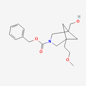 Benzyl 1-(hydroxymethyl)-5-(2-methoxyethyl)-3-azabicyclo[3.1.1]heptane-3-carboxylate