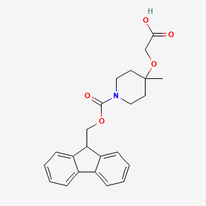 2-[(1-{[(9H-fluoren-9-yl)methoxy]carbonyl}-4-methylpiperidin-4-yl)oxy]acetic acid