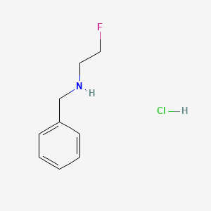 molecular formula C9H13ClFN B15296805 Benzyl(2-fluoroethyl)amine hydrochloride CAS No. 1375550-48-3