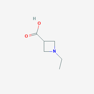 molecular formula C6H11NO2 B1529683 1-乙基氮杂环丁烷-3-羧酸 CAS No. 106887-13-2
