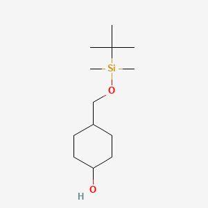 molecular formula C13H28O2Si B1529689 4-{[(叔丁基二甲基硅基)氧基]甲基}环己醇 CAS No. 117107-08-1