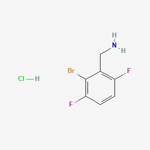 1-(2-Bromo-3,6-difluorophenyl)methanamine hydrochloride