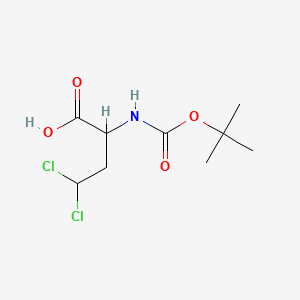 2-{[(Tert-butoxy)carbonyl]amino}-4,4-dichlorobutanoic acid