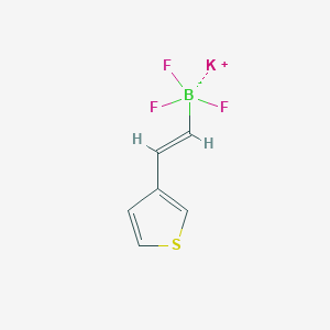 Potassium trifluoro[2-(thiophen-3-yl)ethenyl]boranuide