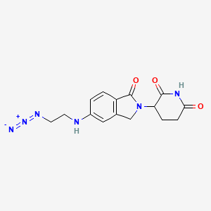 3-{5-[(2-azidoethyl)amino]-1-oxo-2,3-dihydro-1H-isoindol-2-yl}piperidine-2,6-dione