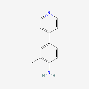 molecular formula C12H12N2 B15297052 2-Methyl-4-(pyridin-4-yl)aniline 