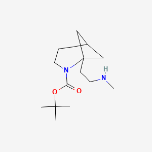 Tert-butyl 1-[2-(methylamino)ethyl]-2-azabicyclo[3.1.1]heptane-2-carboxylate