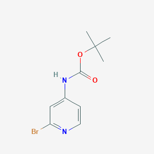molecular formula C10H13BrN2O2 B152971 叔丁基(2-溴吡啶-4-基)氨基甲酸酯 CAS No. 433711-95-6