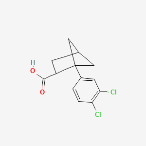 1-(3,4-Dichlorophenyl)bicyclo[2.1.1]hexane-2-carboxylic acid