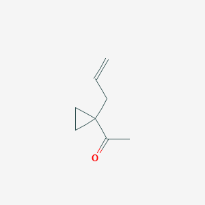 molecular formula C8H12O B1529712 1-(1-Allyl-cyclopropyl)-ethanone CAS No. 1701759-24-1
