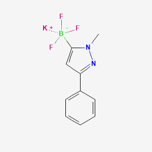 Potassium trifluoro(1-methyl-3-phenyl-1H-pyrazol-5-yl)borate