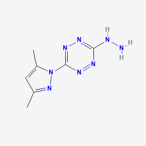 3-(3,5-dimethyl-1H-pyrazol-1-yl)-6-hydrazinyl-1,2,4,5-tetrazine