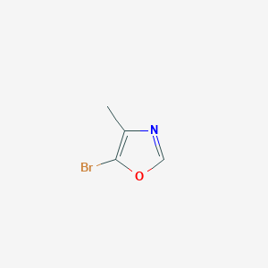 molecular formula C4H4BrNO B1529718 5-Bromo-4-methyloxazole CAS No. 929094-30-4
