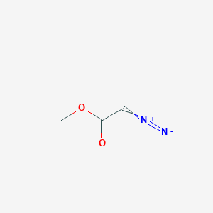 molecular formula C4H6N2O2 B15297198 2-Diazopropanoic acid methyl ester 