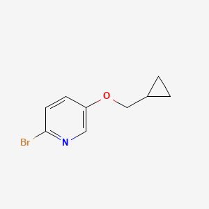 molecular formula C9H10BrNO B1529722 2-Bromo-5-(cyclopropylmethoxy)pyridine CAS No. 1177269-06-5