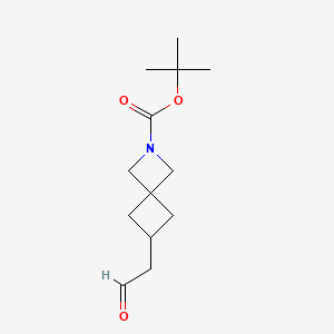 Tert-butyl 6-(2-oxoethyl)-2-azaspiro[3.3]heptane-2-carboxylate