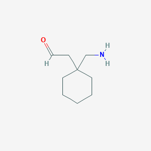 [1-(Aminomethyl)cyclohexyl]acetaldehyde