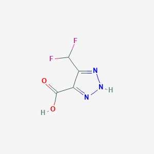 5-(difluoromethyl)-2H-1,2,3-triazole-4-carboxylic acid