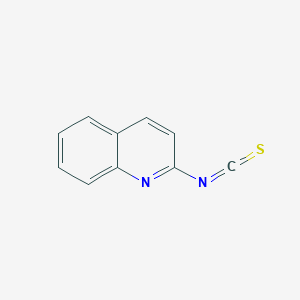 molecular formula C10H6N2S B15297316 2-Isothiocyanatoquinoline 