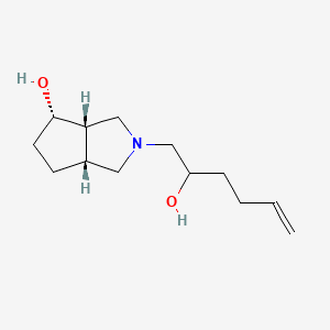 rac-(3aR,4R,6aS)-2-(2-hydroxyhex-5-en-1-yl)-octahydrocyclopenta[c]pyrrol-4-ol