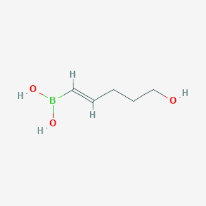 [(1E)-5-Hydroxypent-1-en-1-yl]boronic acid