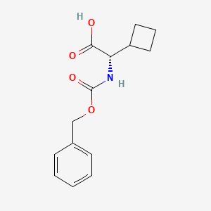 (2S)-2-{[(benzyloxy)carbonyl]amino}-2-cyclobutylacetic acid