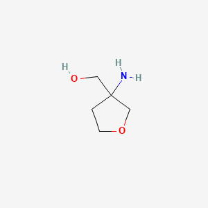 molecular formula C5H11NO2 B1529745 (3-Aminooxolan-3-YL)methanol CAS No. 1132878-81-9