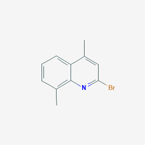 molecular formula C11H10BrN B1529748 2-溴-4,8-二甲基喹啉 CAS No. 103858-49-7