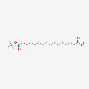 molecular formula C20H38O4 B1529753 16-(叔丁氧基)-16-氧代十六烷酸 CAS No. 843666-27-3