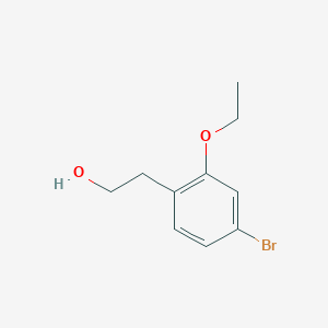 molecular formula C10H13BrO2 B1529755 2-(4-Bromo-2-ethoxyphenyl)ethan-1-ol CAS No. 943742-31-2