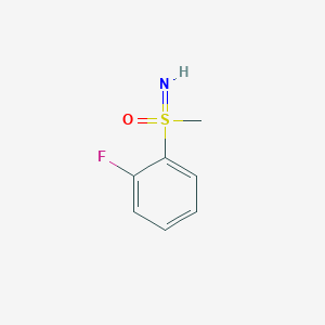 molecular formula C7H8FNOS B1529757 1-fluoro-2-(S-methylsulfonimidoyl)benzene CAS No. 1085526-17-5