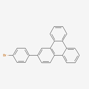 molecular formula C24H15B B1529768 2-(4-Bromophenyl)triphenylene CAS No. 1158227-56-5