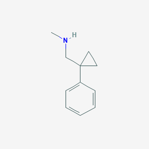 molecular formula C11H15N B1529769 甲基[(1-苯基环丙基)甲基]胺 CAS No. 1198225-51-2