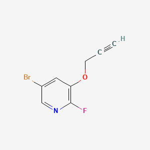 5-Bromo-2-fluoro-3-(prop-2-yn-1-yloxy)pyridine