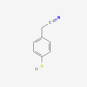 2-(4-Sulfanylphenyl)acetonitrile