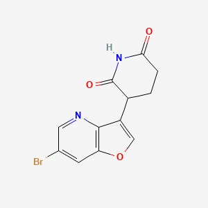 3-{6-Bromofuro[3,2-b]pyridin-3-yl}piperidine-2,6-dione