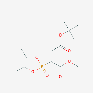 4-Tert-butyl 1-methyl 2-(diethoxyphosphoryl)butanedioate