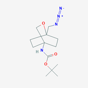 tert-butyl N-[1-(azidomethyl)-2-oxabicyclo[2.2.2]octan-4-yl]carbamate