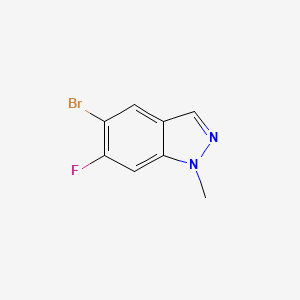 B1529795 5-bromo-6-fluoro-1-methyl-1H-indazole CAS No. 1185767-06-9