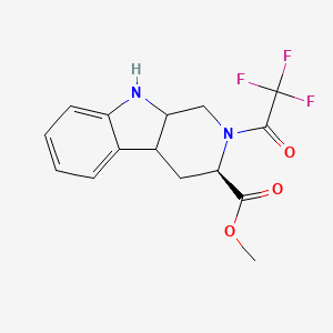 methyl (3R)-2-(2,2,2-trifluoroacetyl)-1H,2H,3H,4H,4aH,9H,9aH-pyrido[3,4-b]indole-3-carboxylate