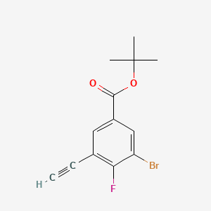 Tert-butyl3-bromo-5-ethynyl-4-fluorobenzoate