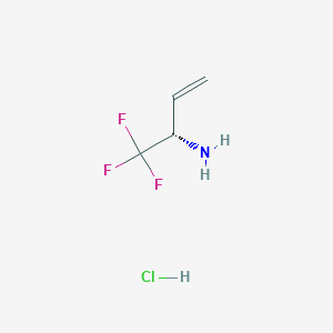 (2S)-1,1,1-trifluorobut-3-en-2-amine hydrochloride